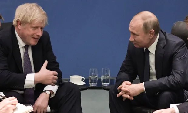 Boris Johnson Tells Vladimir Putin He Knows What It’s Like To Be Taken Down By Caterers