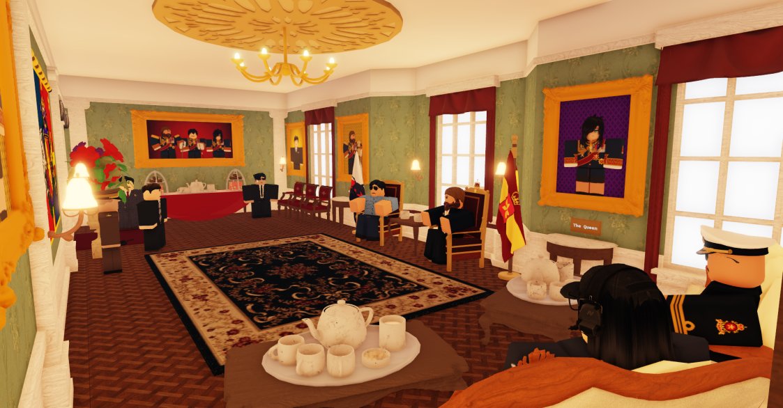 TheTimePostRBLX's tweet photo. His Majesty, the King has State Visit Kingdom of Krienensin. https://t.co/b6jOEiKZjt