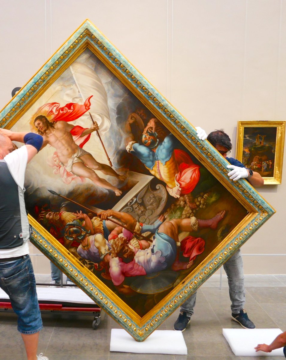 MAEGHTYoyo's tweet photo. Une étrangeté vient d'entrer au musée Fabre de Montpellier.
Cette grande "Résurrection du Christ" de Guillaume Bonoyseau peint vers 1545 sur des panneaux de bois.
.
#museefabre #fabre #montpellier #resurrection #christ #surrealisme #musee https://t.co/ipRFkRWvOi
