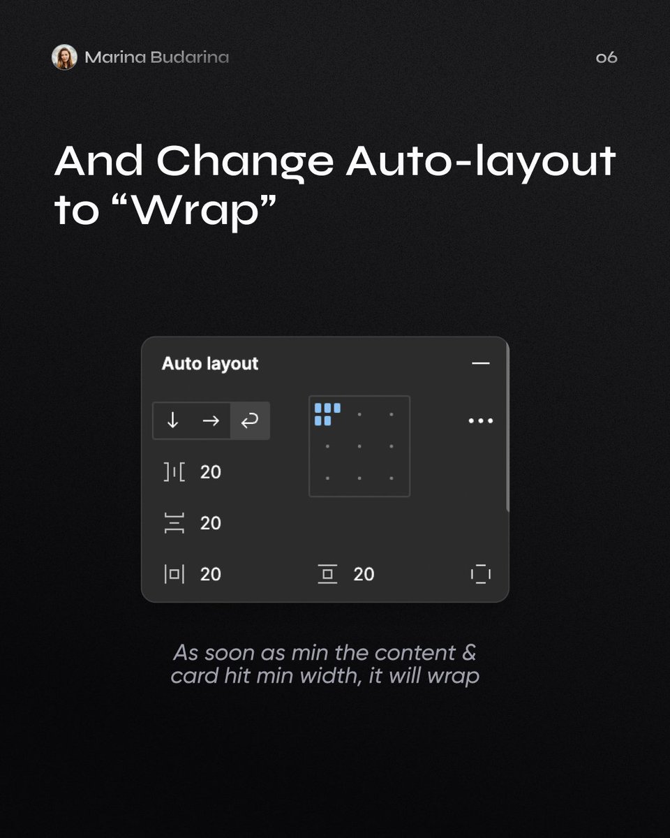 4. Apply New Auto-layout style - 'wrap'