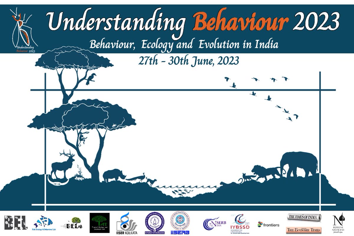 UBehaviour's tweet photo. We are elated and grateful to @IiserMohali for sponsoring and supporting our conference #UB2023 !
πDates: June 27 to 30
β©οΈVenue: @iiserkol
#ecology #ethology #evolution
#scicomm #Biology #ScienceTwitter https://t.co/Ijp9ulSamb