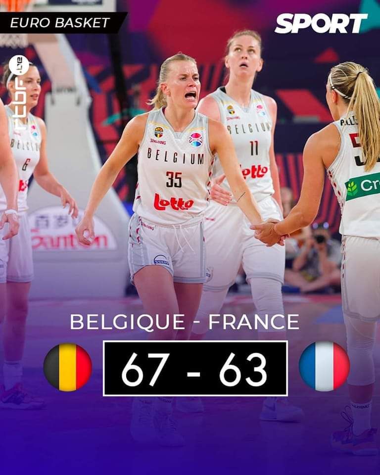 Good job les girls...
On est en finale !
#Basketballbelgium