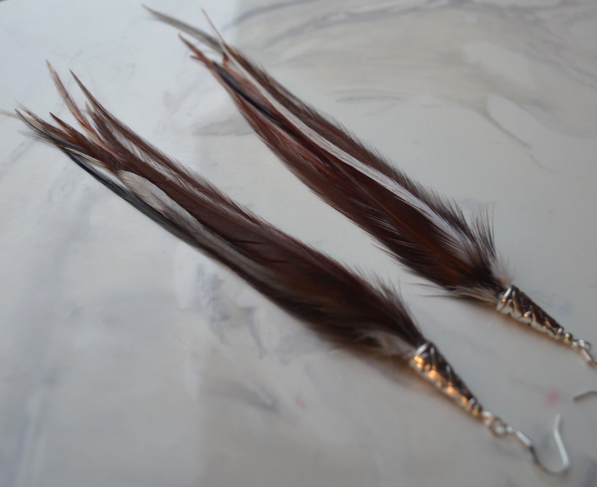 CynMarzcreate's tweet photo. All of my feather creations have been found and the listings are back up in my Etsy shop!!!! More styles available!! https://t.co/wcg7lPWxln