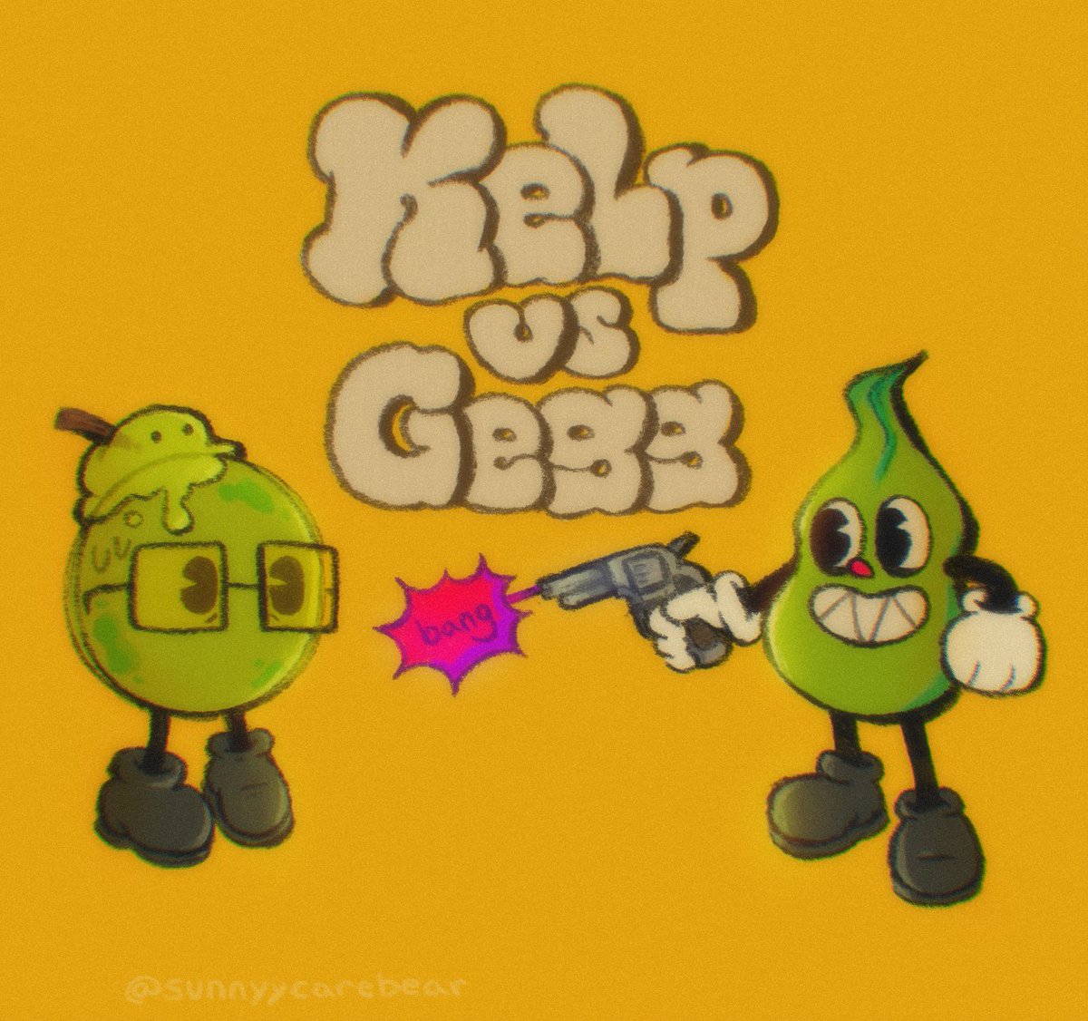 Kelp vs gegg 
#slimeciclefanart #geggfanart #foolishfanart #qsmpfanart