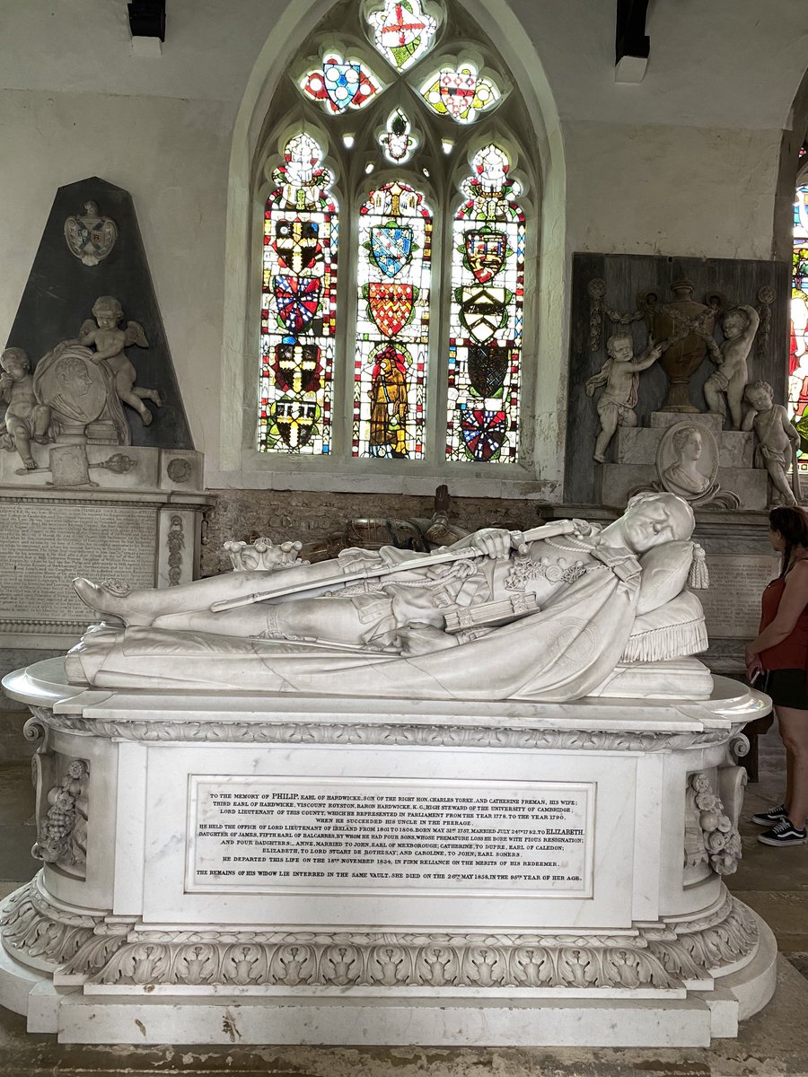 Earl of Hardwicke memorials in St.Andrew’s church, Wimpole Hall.