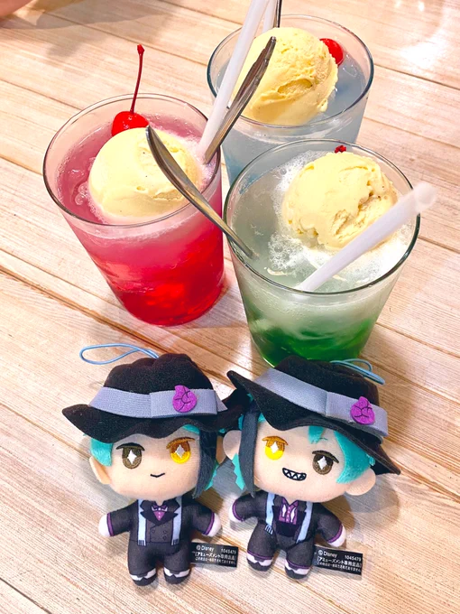 3食ソーダとプレーンぬいたち