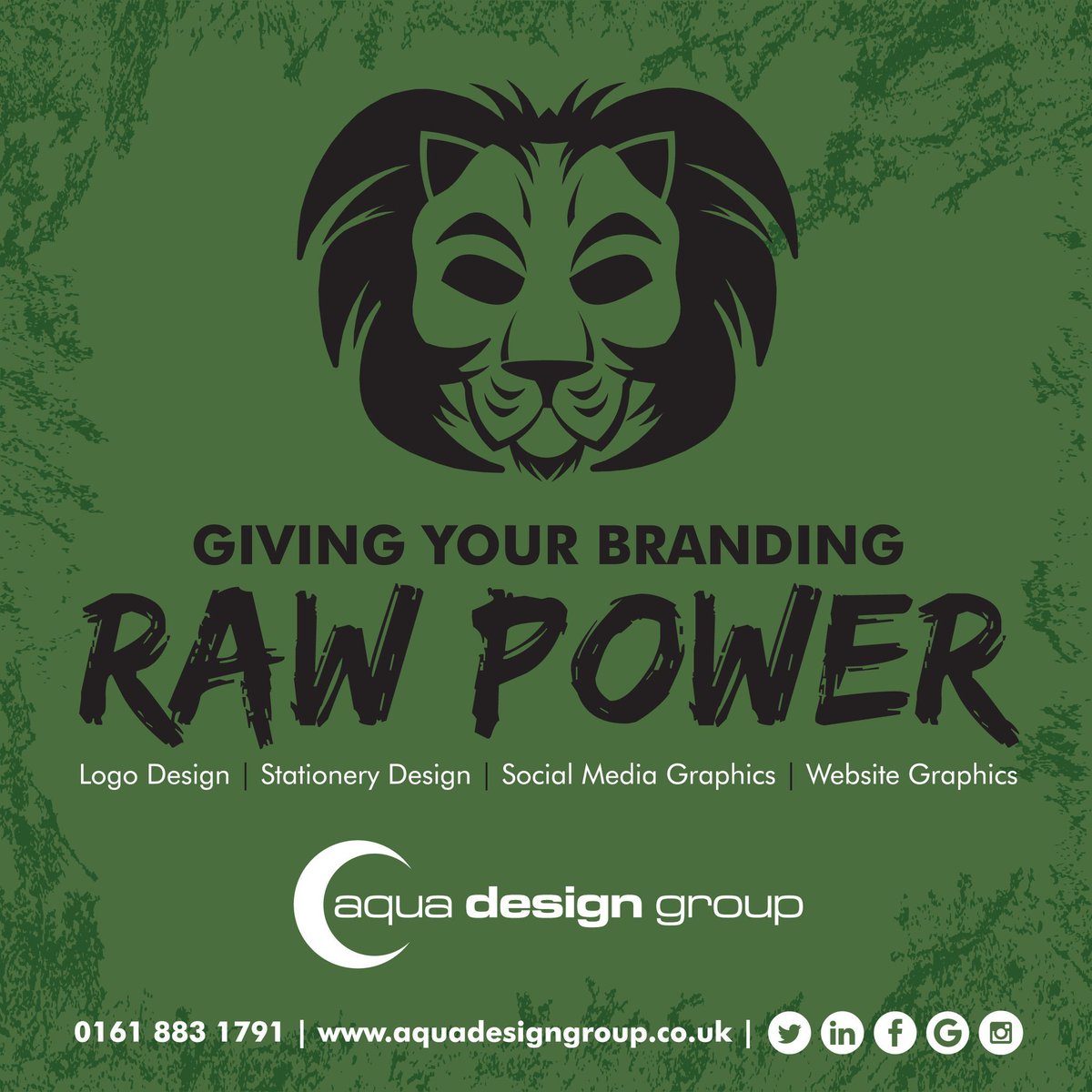 Give your #smallbusiness branding raw power. Come and have a chat about #logodesign and more 😊 #Startup #Branding #ShopIndie #BizBubble #Stockport aquadesigngroup.co.uk