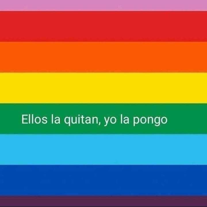 NikahCruz's tweet photo. Ellos la quitan, yo la pongo
#Pride
🌈 https://t.co/UVKufkvMRB