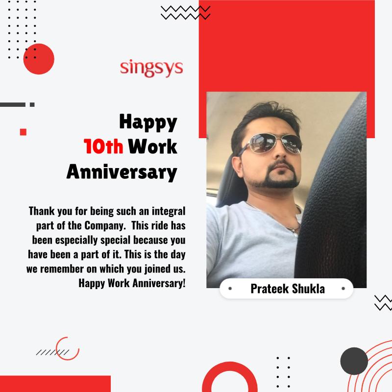 You are such an inspiration for everyone in this organization. Your tenacity, hard work, and dedication to work are something we can all learn. They say work smart, not hard. Well, they are wrong. 

#goodwishes #softwaredevelopment #Company #business #SINGSYS