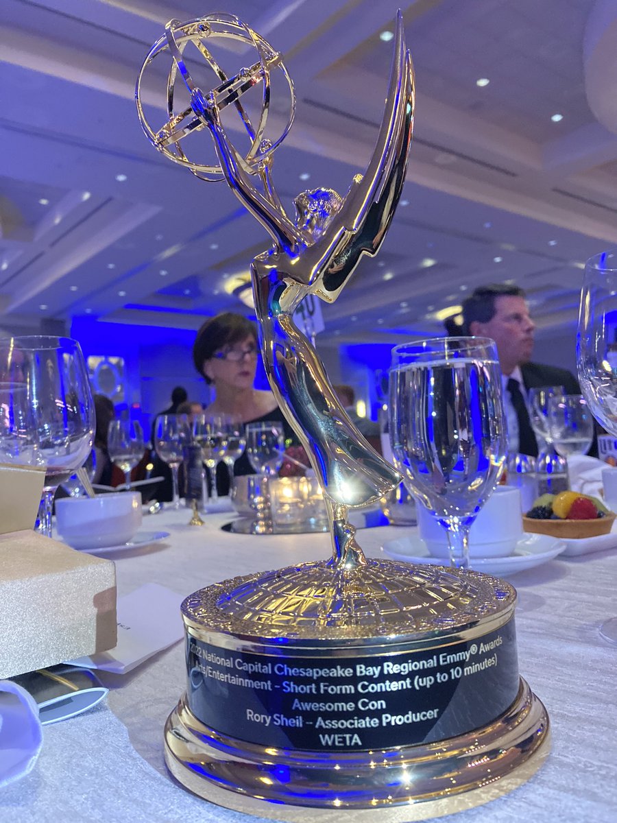 RorySheil's tweet photo. incredibly honored to be bringing home TWO(?!?) @CapitalEmmys this year for @wetatvfm!! https://t.co/up25iZ40hP