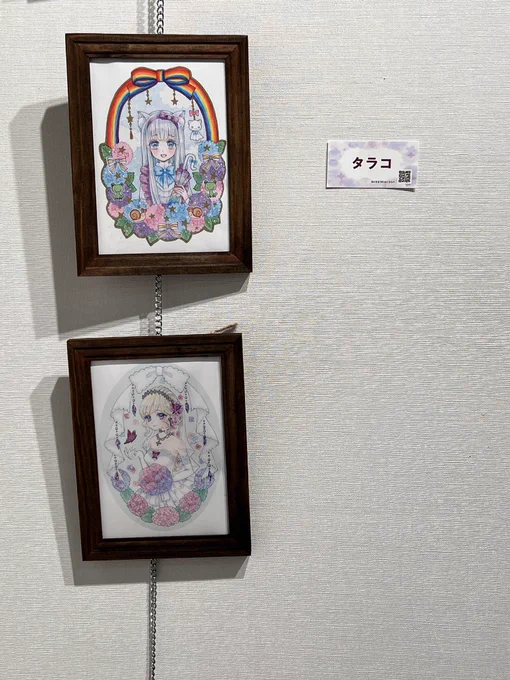 #慈雨に悦ぶアジサイ展  [会期]2023.6/25～7/2  [展示会場]アリオ八尾様 クリエイターズギャラリー   [通販]ビー玉と空。2nd様(@be_sora2nd)  素敵に設営して頂いております✨✨ お近くの方はぜひお立ち寄りください♪ 遠方の方は通販もございます✿