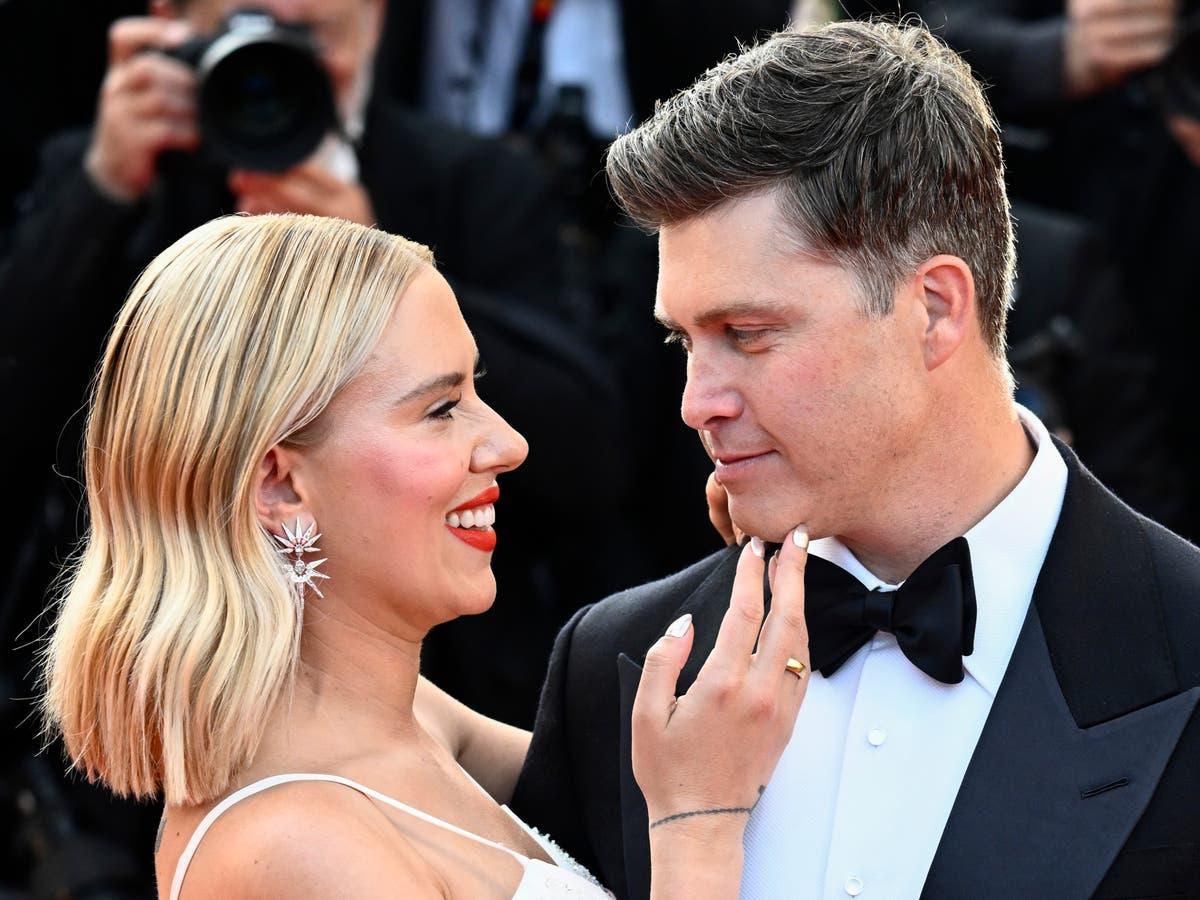 Scarlett Johansson praises Colin Jost for helping with newborn son while she worked https://t.co/3PGZVyqRp0 https://t.co/wPMdViWhZV