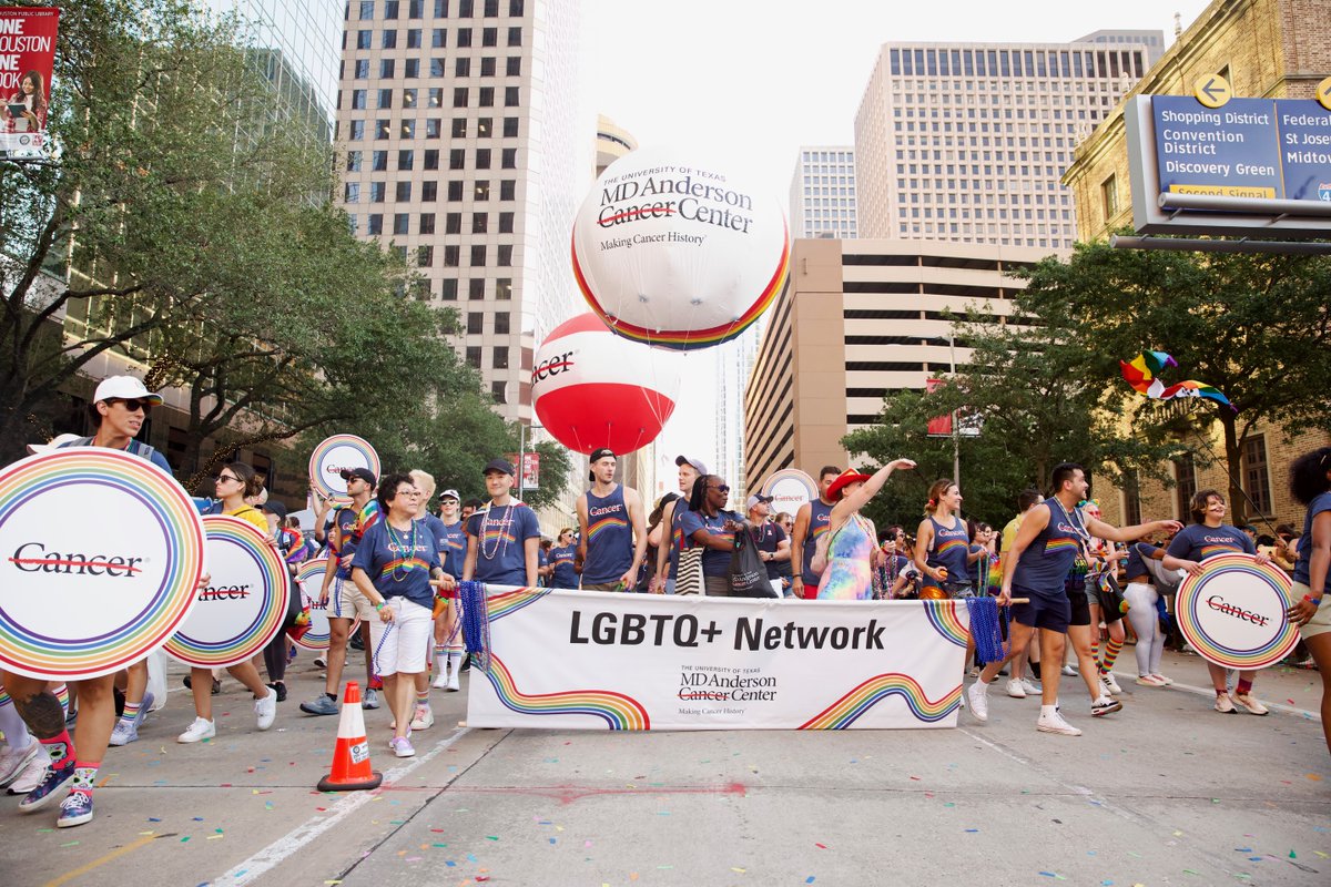 UTMDAnderson's tweet image. Tonight, MD Anderson was proud to sponsor @PrideHouston LGBTQ+ Parade 2023, a celebration of our diverse workforce, our city and our patient and family community.

Check out these highlights from our walk through downtown Houston. #Pride365 #Pride #LGBTQ+ #EndCancer