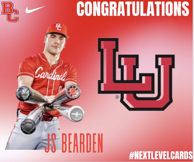 Congratulations to JS Bearden!  The All-District performer will get to continue his career on the diamond at Lamar University. 

Congrats and we wish you nothing but the best, JS!

#NEXTLEVELCARDS