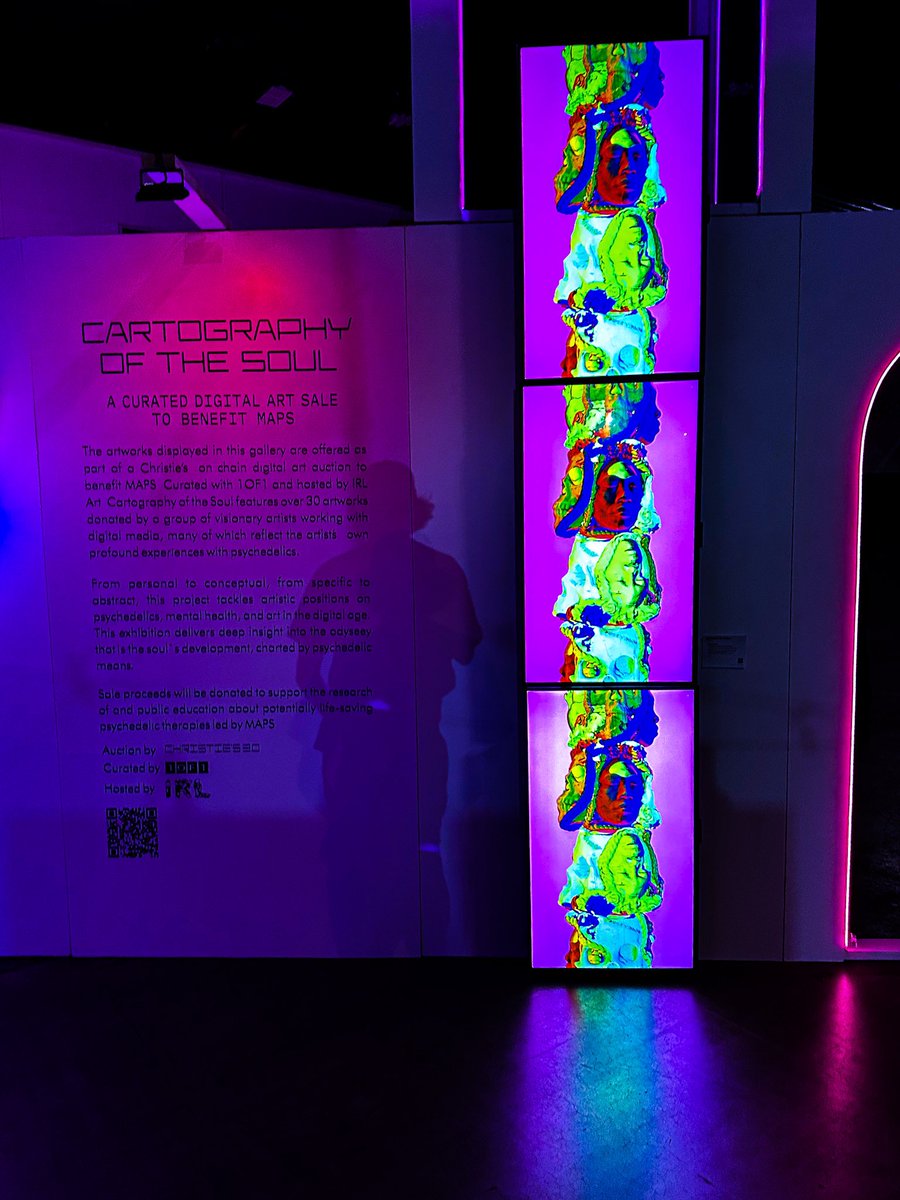 IRLart__'s tweet photo. This was a really special week. Thank you @MAPS @ChristiesInc and @1of1_works for giving our local art collective the opportunity to host you ✨🙏

The auction and metaverse is live until the 27th! 
https://t.co/g3j2YTDBme https://t.co/7D7qHpCaT9