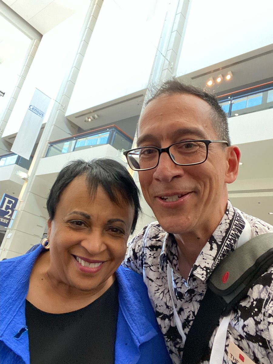 No big deal. Just chillin’ with Carla Hayden, Librarian of Congress. #ALAAC2023
