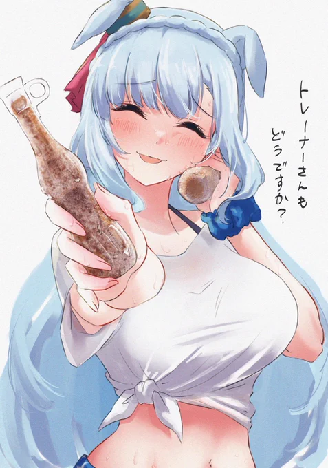 #ほっぺの斜線は可愛い  赤面カワイイネ