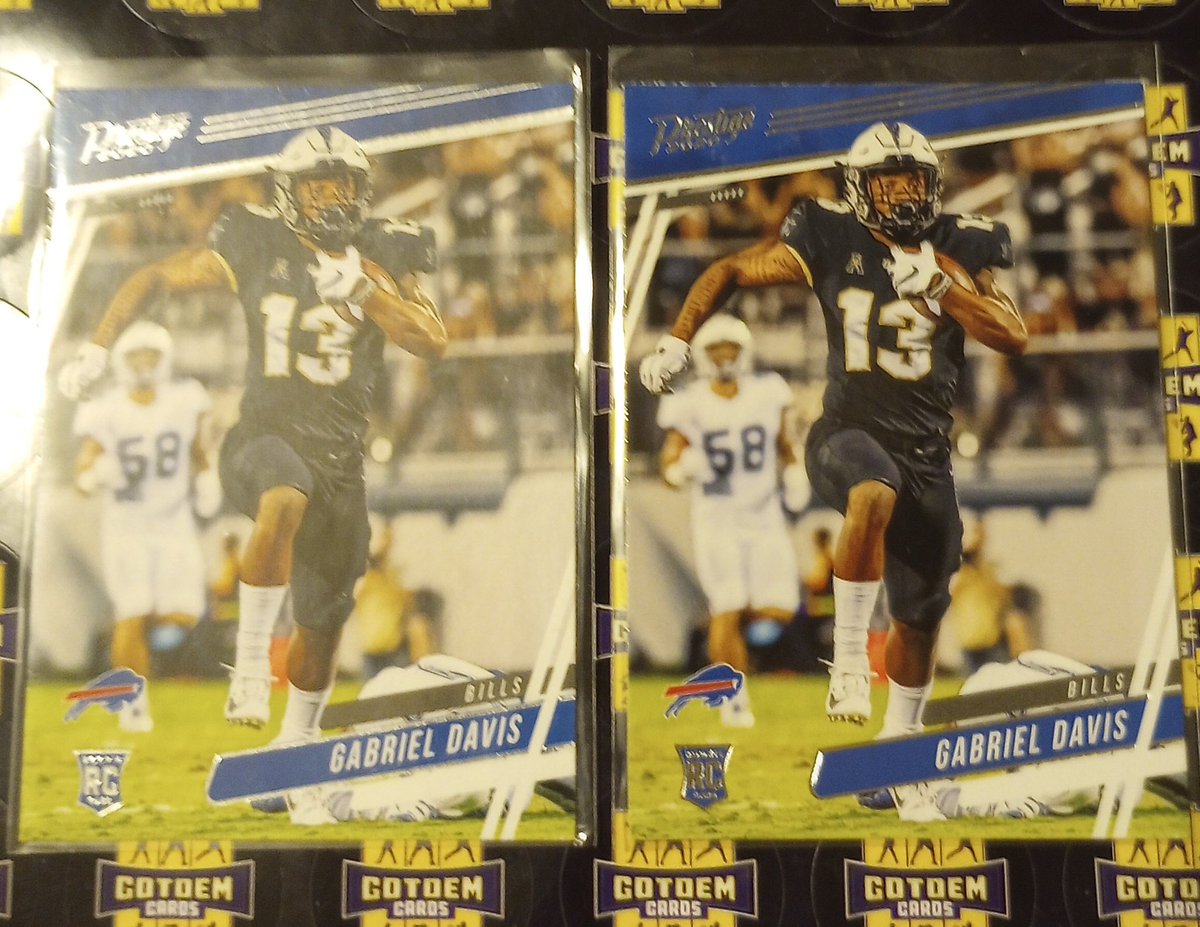 2020 PRESTIGE RC GABRIEL DAVIS #BillsMafia RC

$3 each or $5 takes em OBO

RT's and Tags Always Appreciated 👍

#football #footballcards #NFLTwitter #NFL
@HobbyRetweet_ 
#thehobby
#ThehobbyFamily
#sportscards #sportscardsforsale
@JakeMc945 @Nolacardtweets @ILOVECOLLECTIN1…