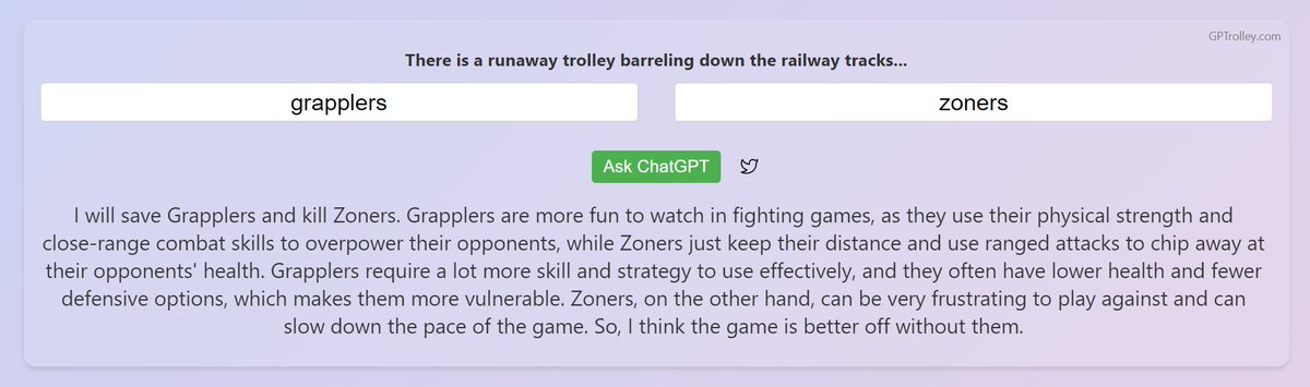 #GPTrolley grapplers vs zoners