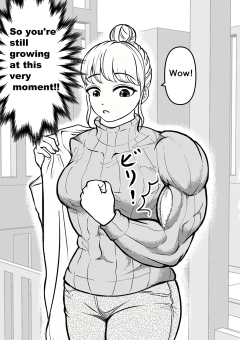 マッチングアプリで素敵な女性と出会う話 英語版【2/2】
Story of meeting a great woman on a matching app.
#漫画が読めるハッシュタグ #創作漫画 #筋肉娘 #musclegirl 