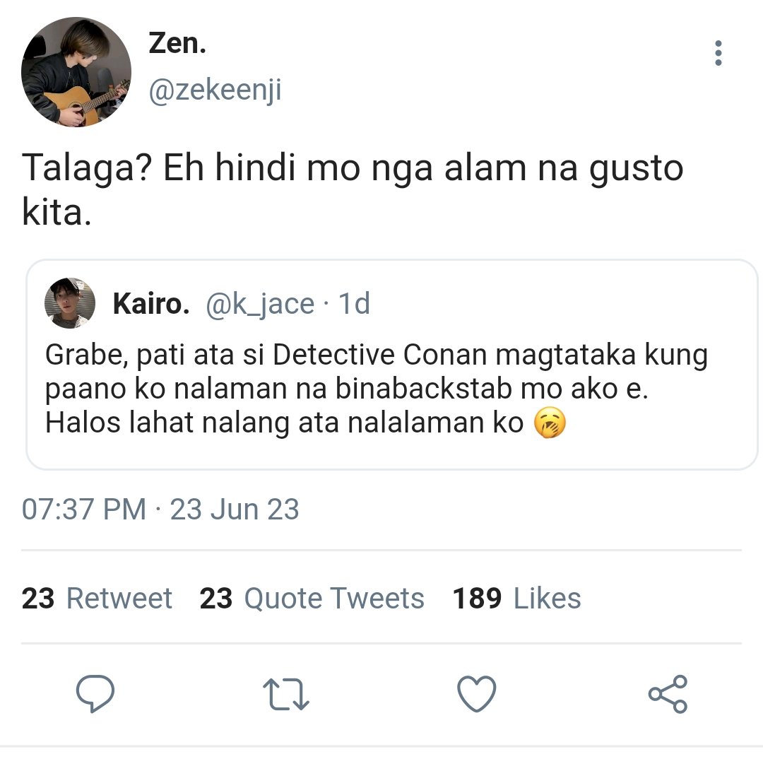 rihyunie's tweet photo. Ten Ways To Get Him. 
- a filo taegyu au.

Kairo, a future lawyer na dadaigin pa si Detective Conan sa dami nang nalalaman at nasasagap niya. On the other hand, Zeke, has hidden feelings for him. Zen's friends helped him find ways to get Kairo. Are ten ways enough to get him? https://t.co/oaPISOvKim