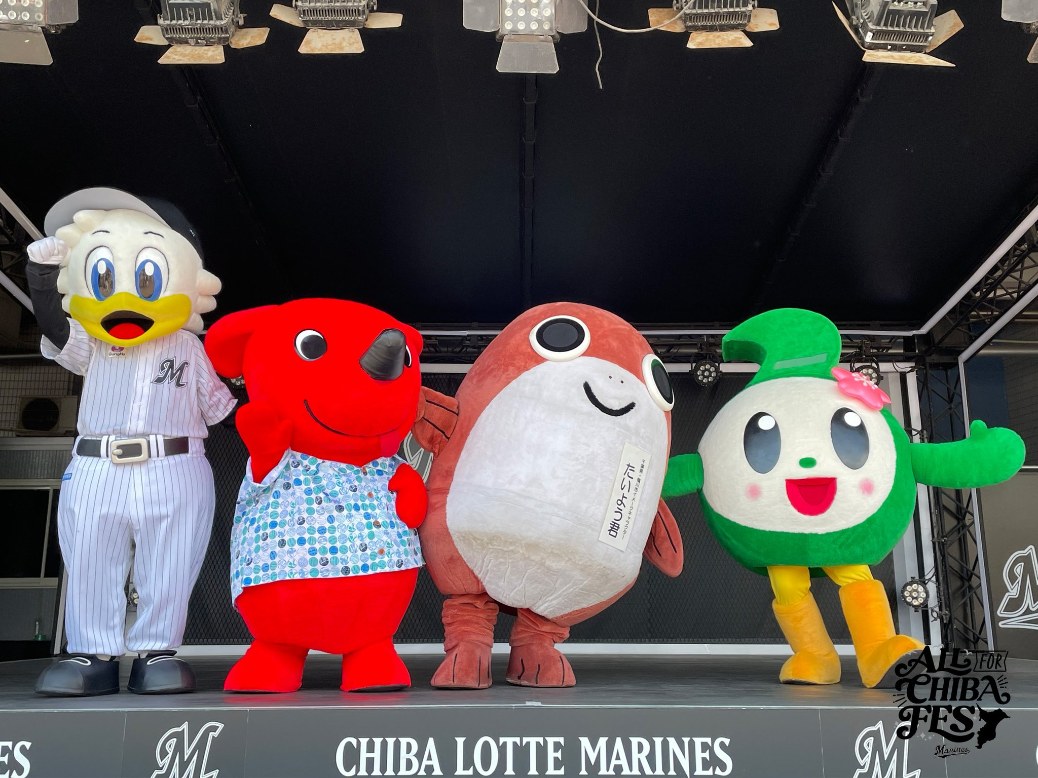 千葉ロッテマリーンズ　マスコットキャラクター ぬいぐるみ 3体セット 千葉ロッテマリーンズキャラクター ぬいぐるみ3体セット（千葉