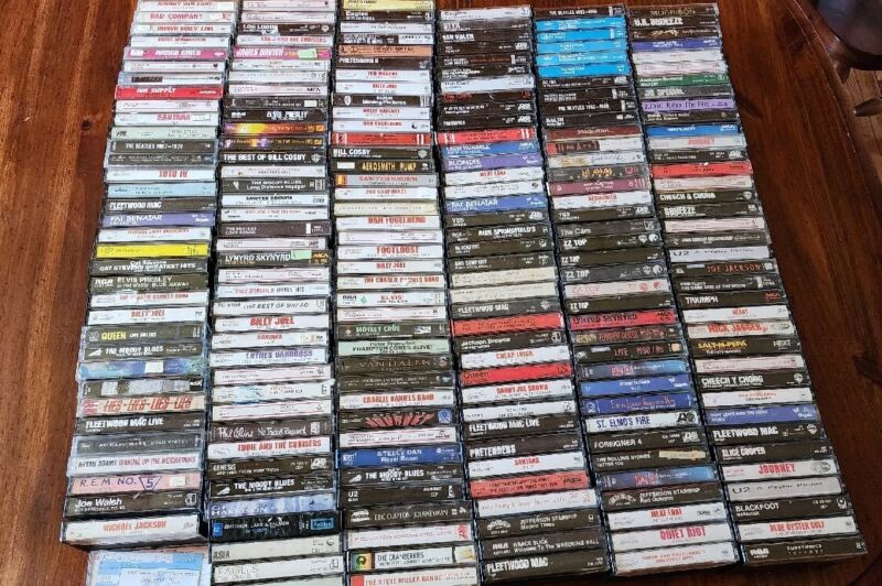 Tape Junkies on Twitter "ad Of 222 Classic Rock Cassette Tapes