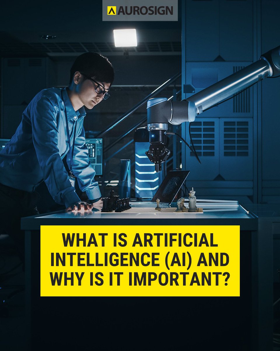 Aurosign's tweet image. What is artificial intelligence and how it changes our life: bit.ly/AU50AIWA
#whatisartificialintelligence #whatisai #artificialintelligence #ai #benefitsofai