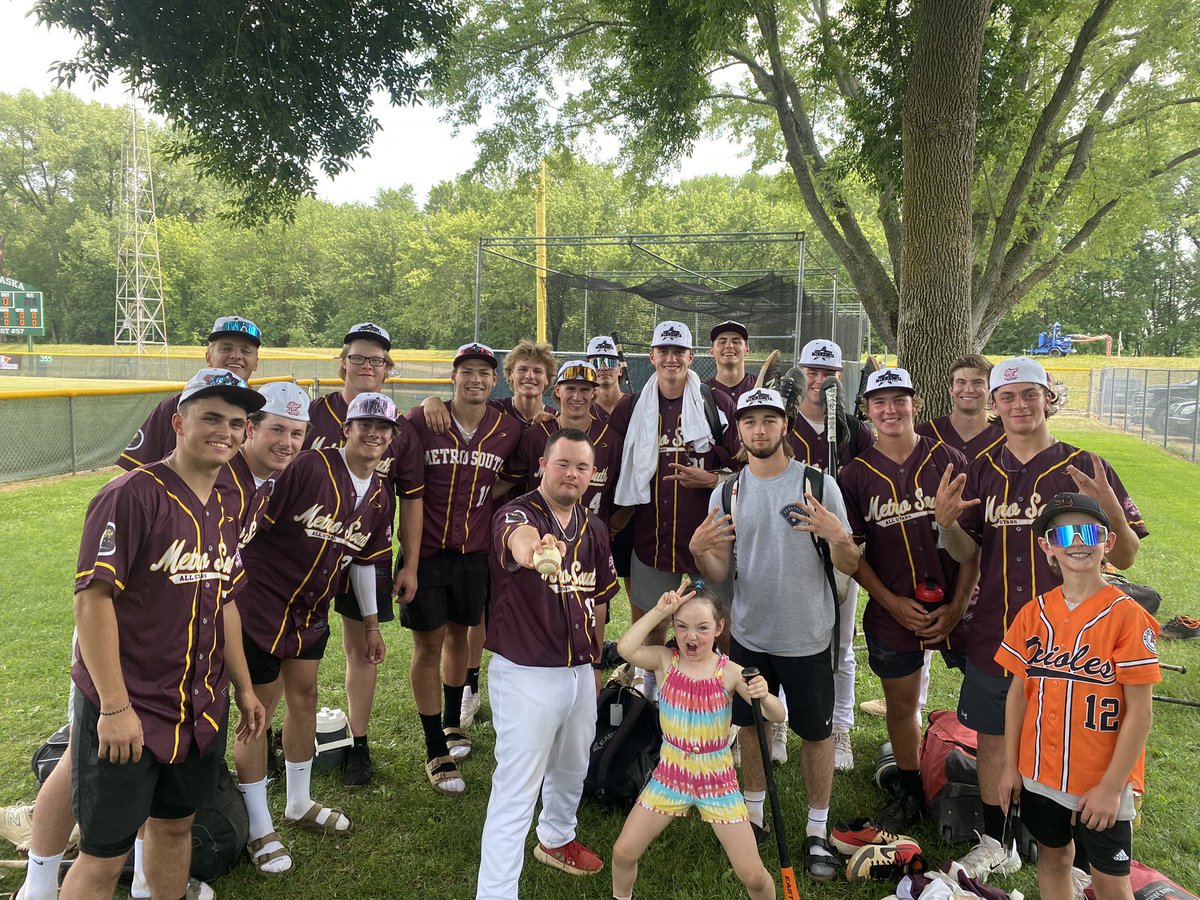 The Metro South squad (and a few stragglers) want to send a HUGE thank you to the <a href="/MSHSBCA/">MN Baseball Coaches</a> for putting on the All-Star Series!  This was a highlight of my baseball life and sharing it with my fam and <a href="/ZHelfmann/">Zach Helfmann</a> made it even better! 

Thx to <a href="/chaskabaseball/">Chaska HS Baseball</a> for hosting!!!