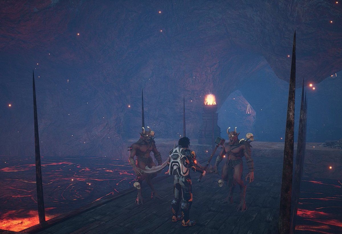 Your_Spider_Bro's tweet image. Enjoying a pleasant chat with the locals on Playa Diablo. #PlayaDiablo #AlterVerse #AlterVerseGame