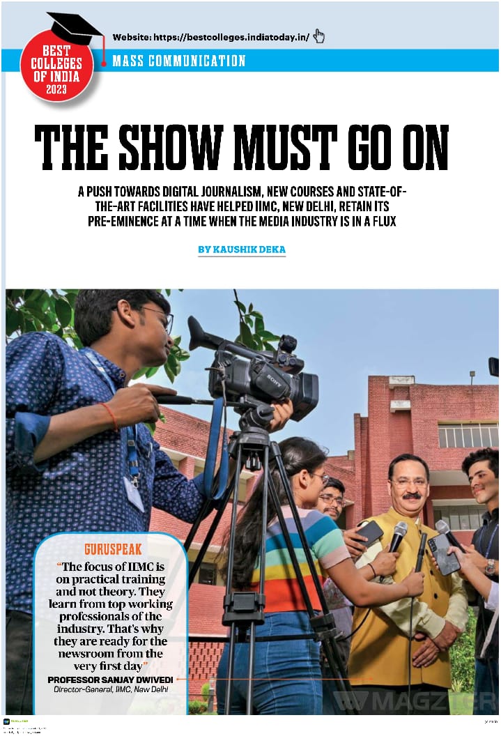 Indian Institute of Mass Communication tweet media