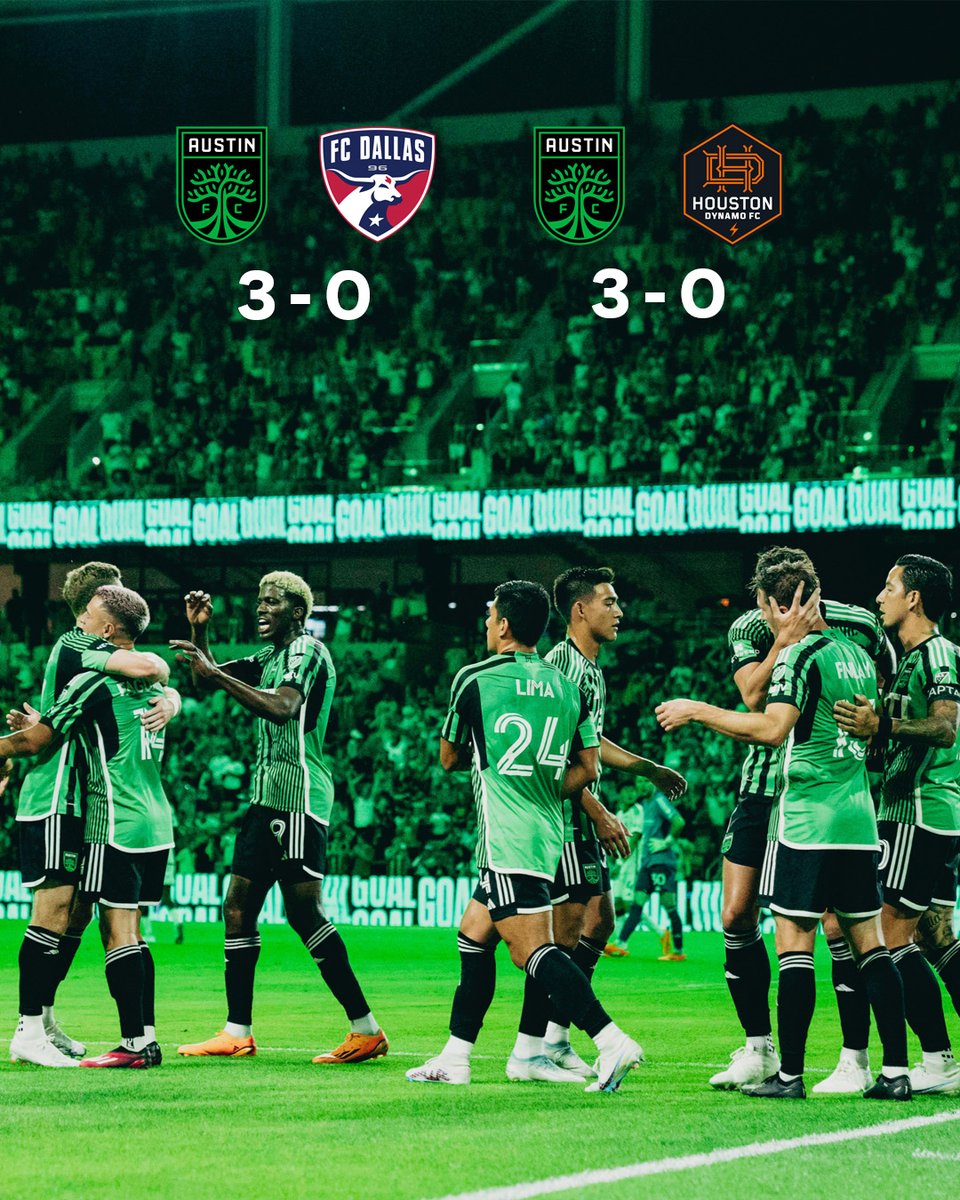 MLS's tweet photo. Pretty, pretty good few days for @AustinFC in Texas. 🤠 https://t.co/ma2HAyEhK5