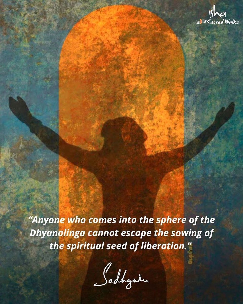 The Seed of Liberation… 🌱✨

#SadhguruQuotes