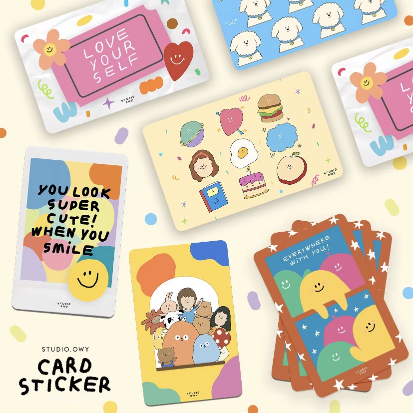 bluemoonhappyy's tweet image. แบรนด์ STUDIO.OWY ทำ card sticker / สติกเกอร์ติดบัตรได้ออกมาโครตน่ารัก เลือกไม่ได้ว่าจะเอาอันไหน แล้วราคาแค่ 40 บาท บัตรมีกี่อันติดให้หมด!
🥓 s.lazada.co.th/s.QljwV?cc

#สติ๊กเกอร์ #สติ๊กเกอร์ติดบัตร #cardsticker #ตลาดนัดสติ๊กเกอร์ #สติ๊กเกอร์เกาหลี #สติ๊กเกอร์ราคาถูก