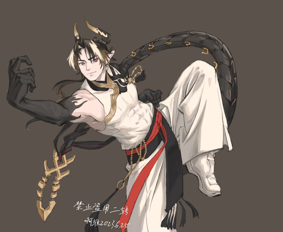 wueiwei2's tweet photo. 大哥！打醉拳！🤨
#Arknights #明日方舟 #アークナイツ #重岳 https://t.co/FN7gObMOnZ