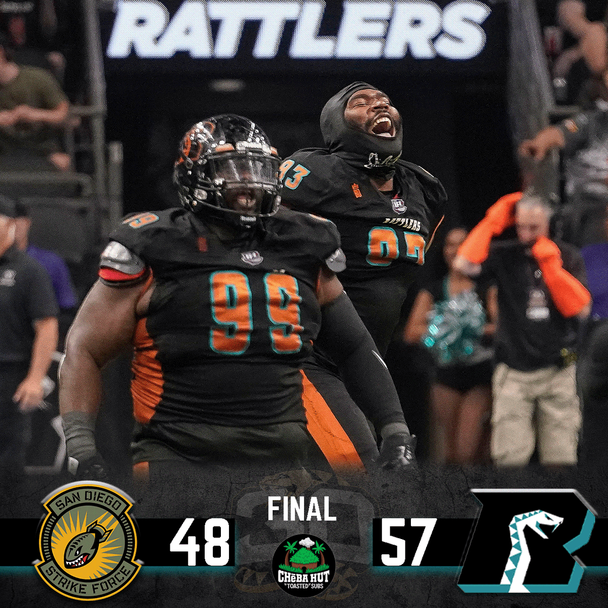 Arizona Rattlers on Twitter "FINAL The Arizona Rattlers defeat the
