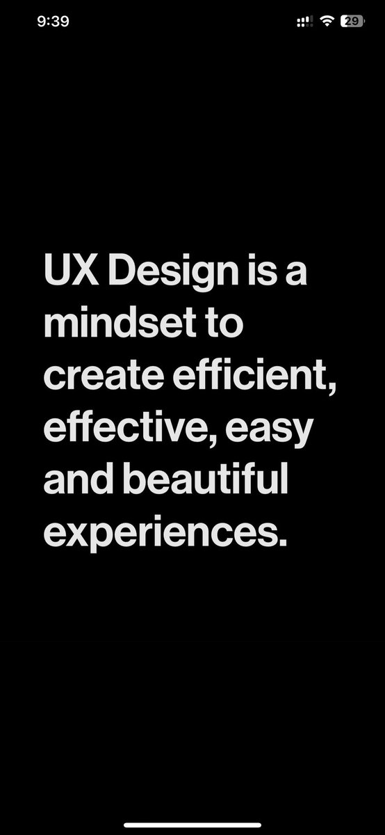 UX Design is a Mindset. PERIOD