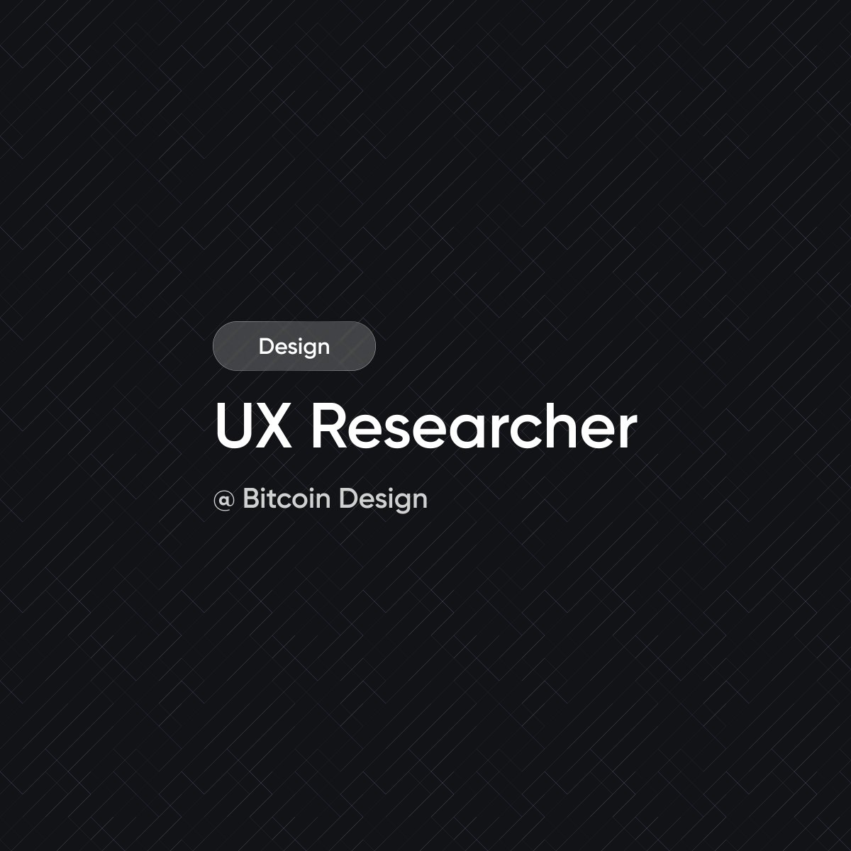 📢📢 Thread: My Journey into UX Research with the Official Bitcoin Design Team 🚀🔍