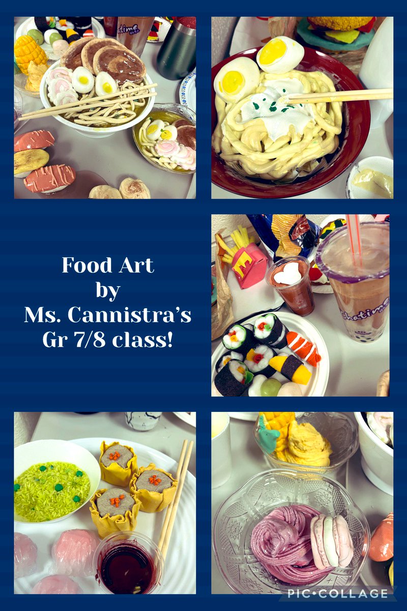 StMatthew_CES's tweet photo. Looks good enough to eat! Check out this incredible food art designed and created by Ms. Cannistra’s Gr 7/8 class. What talent! @ycdsb https://t.co/risDAeuV3E