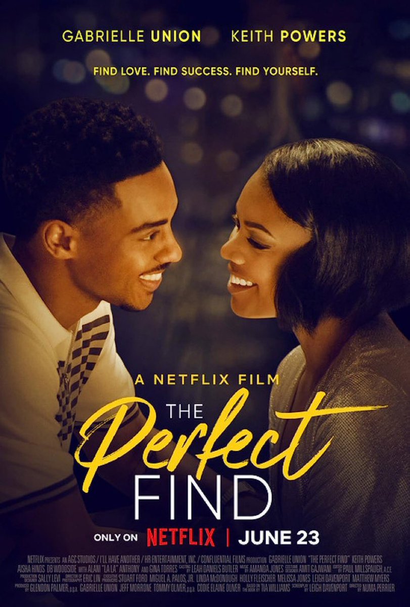 Absolutely LOVE #ThePerfectFind on @netflix. Can we talk production design, costume design & the soundtrack?!!! Can we talk hilarious & poignant screenplay?!?! Can we talk @itsgabrielleu & @KeithTPowers?! You did the damn thing, @missnuma!! @strongblacklead #ThePerfectFindNetflix