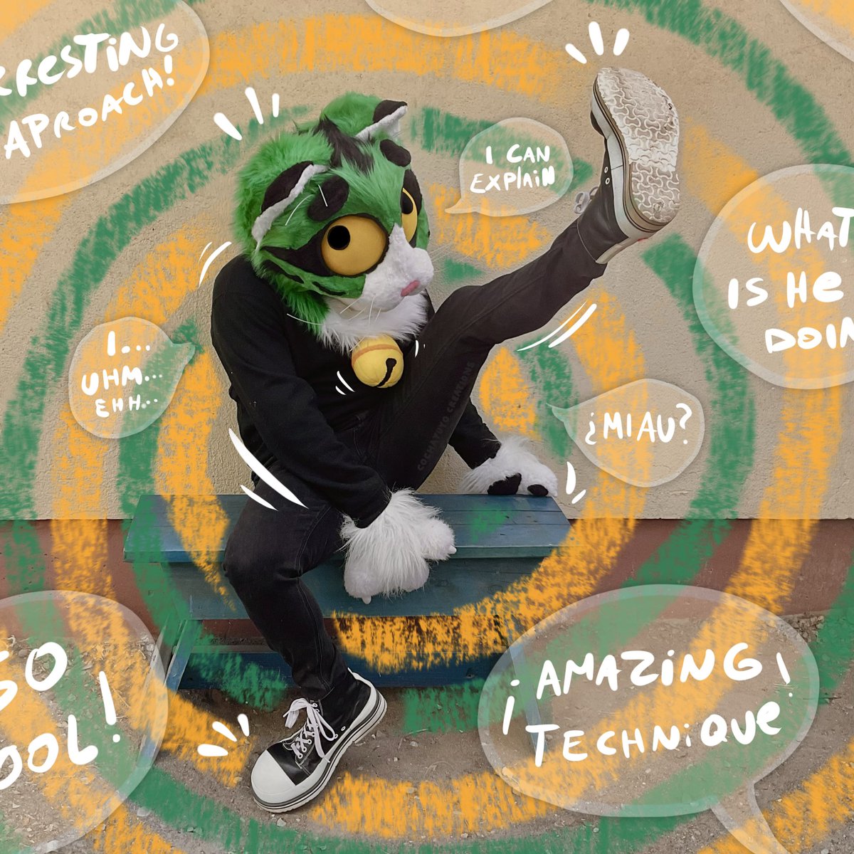 YuyoCreations's tweet photo. @zeekayart Hi! Im Cochayuyo! (Ko-cha-iu-io), I make artistic liberty fursuits. Mostly interested on unusual species, I would describe my style like stupid cute, or silly overload! https://t.co/zE5Uud042G