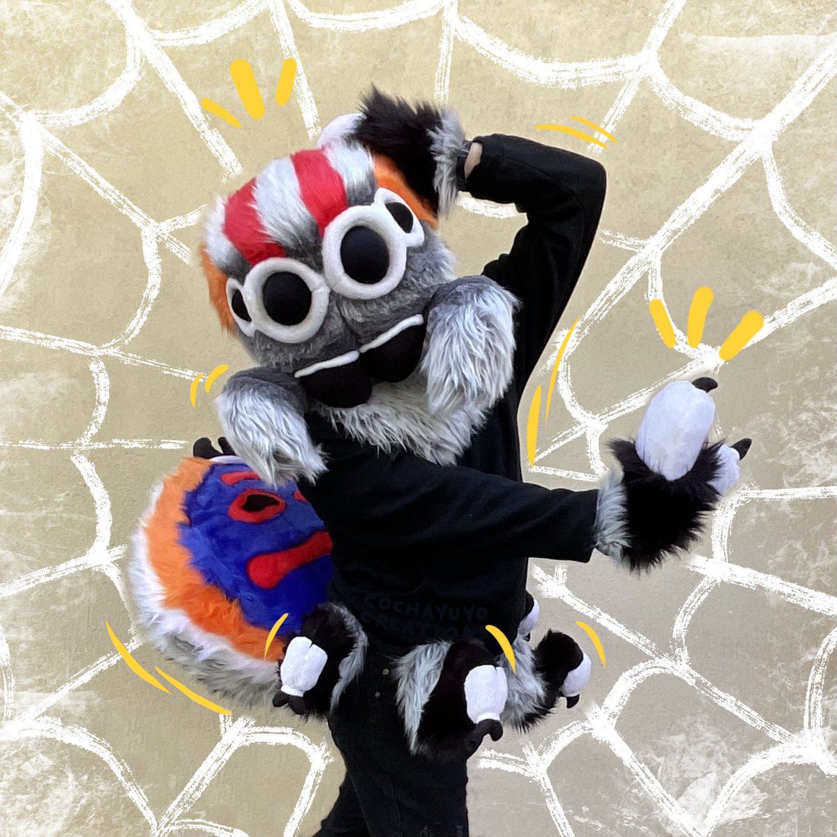 YuyoCreations's tweet photo. @zeekayart Hi! Im Cochayuyo! (Ko-cha-iu-io), I make artistic liberty fursuits. Mostly interested on unusual species, I would describe my style like stupid cute, or silly overload! https://t.co/zE5Uud042G