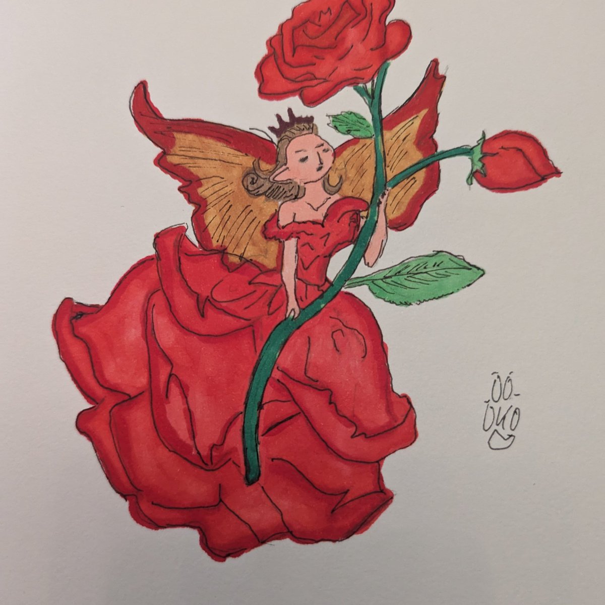 Schaut mal, ich habe eine Rosenkönigin gefunden 🌹🌹