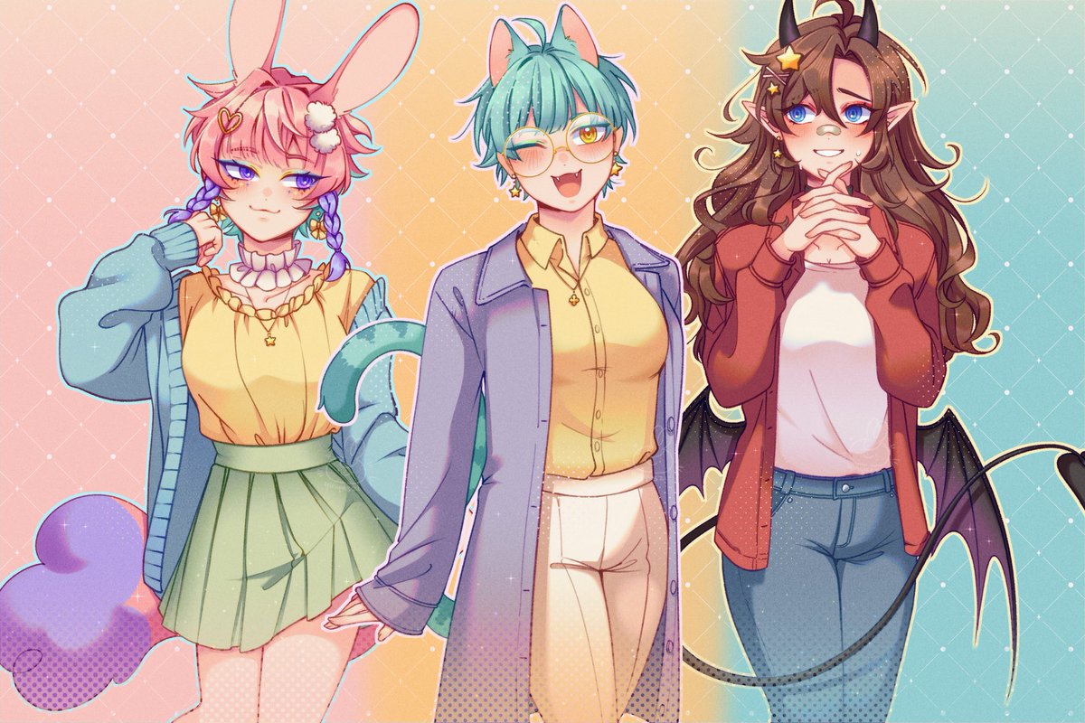 「Redrew a picrew of the critters  」|＊ m e e k o ＊のイラスト