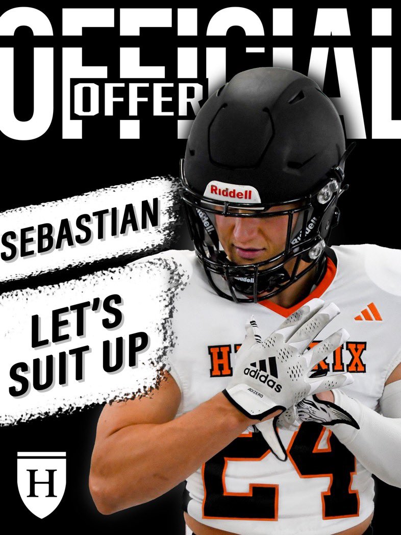 RudySebastianF1's tweet photo. I’m blessed to Receive my first offer from @HendrixFootball @RussHeidiSLC @JosephTurner24 @SteerFootball15 #warriors https://t.co/7jd30EfE2L