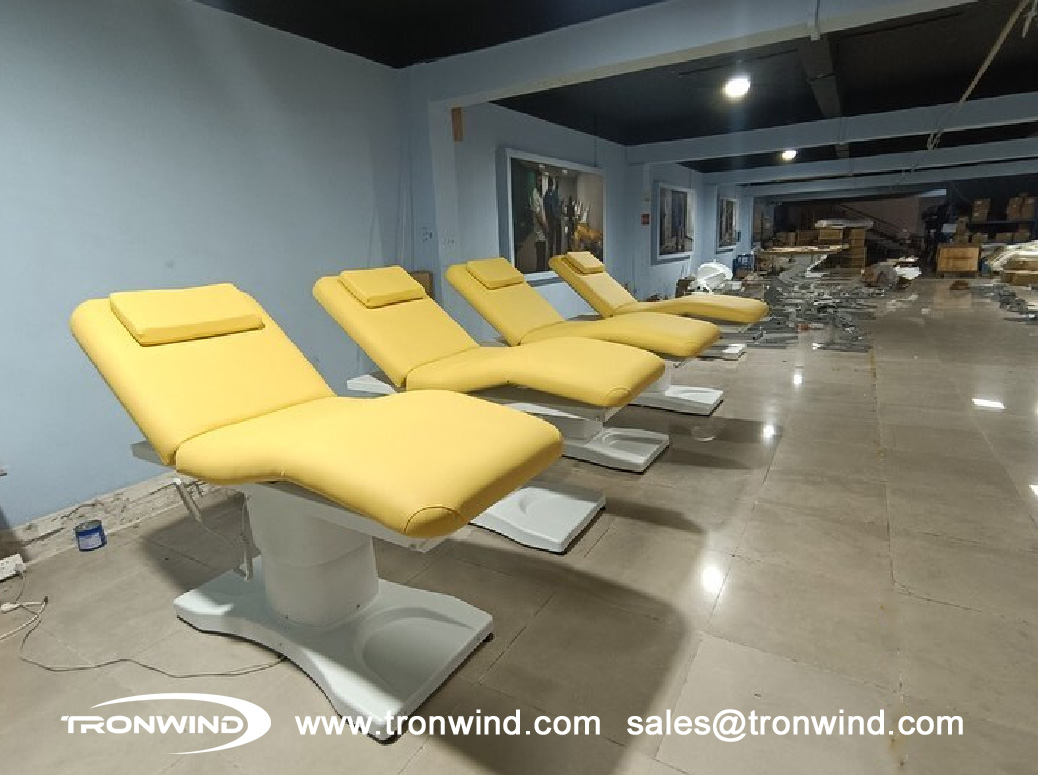 TronwindChairs's tweet image. Working time!🚀🚀 
Tronwind Electric Spa Beauty Bed TAE04💫 
Thank you for choosing and supporting us and doubling our motivation. 🥰 
#spa #spabed #spatable #spachair #spatreatment #massage #massagebed #beauty #beautybed #beautychair #beautyequipment #cosmetic #beautytreatment