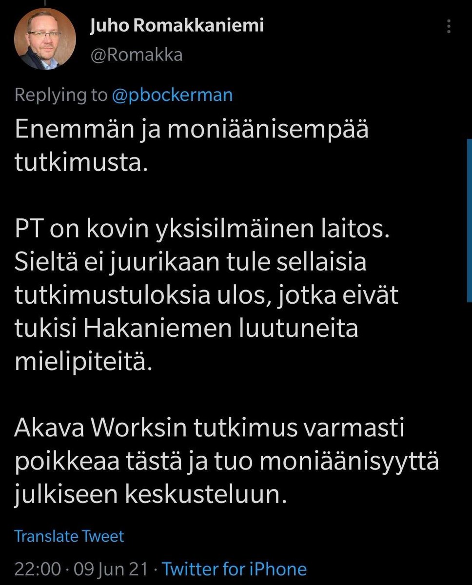 * <a href="/K3FIN/">Keskuskauppakamari</a>-tj <a href="/Romakka/">Juho Romakkaniemi</a>:n minun &amp; <a href="/oula_silver/">Oula Silvennoinen</a> halventaminen ei ole vain nolo #Juhannus-yksittäistapaus.
Hän on hyökkäillyt epäasiallisesti moninaisia #Tutkijat vastaan järjestelmällisesti. Seuraa 🧵 1/n 
#Populismi #Tiedevastaisuus