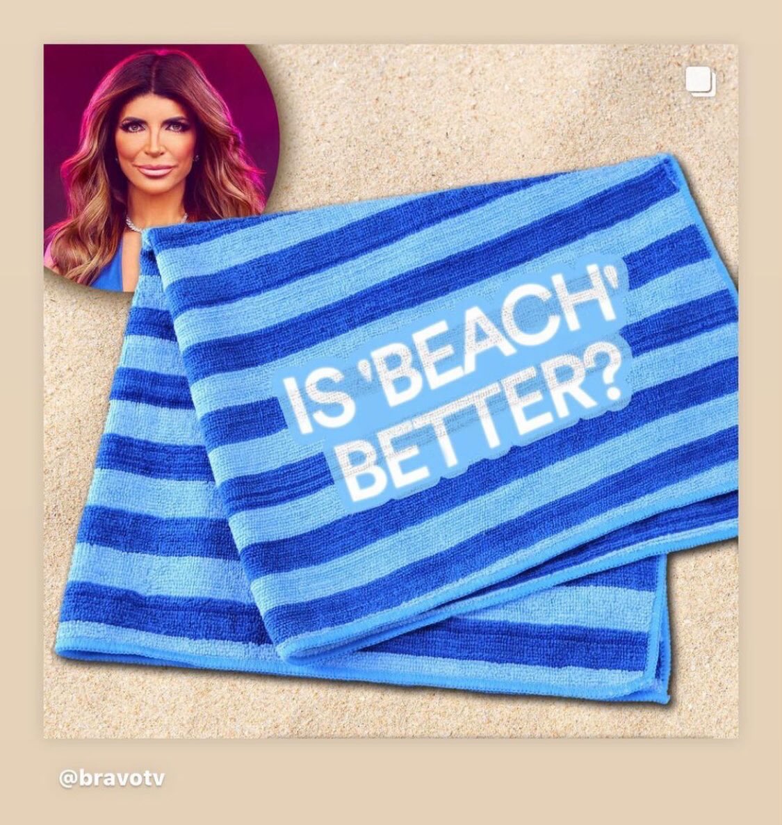 I’m living for these towels lol good job bravo lol 😂 I can’t see one that has a Melissas quote tho……. #RHOP #RHOSLC #RHONJ