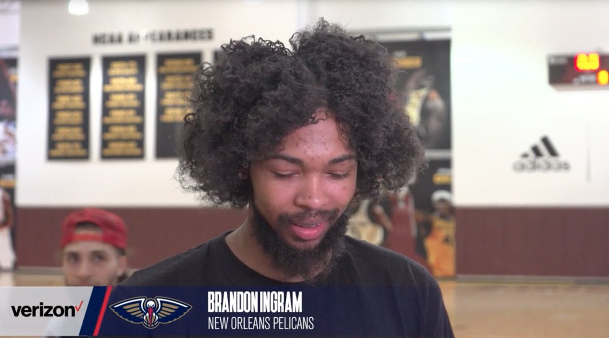 @ButtCrackSports mans came in looking like Brandon Ingram did last season