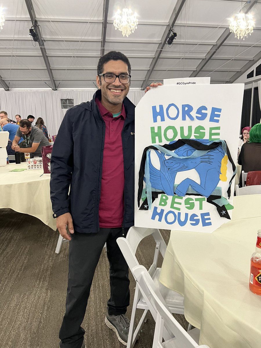 NYC_Lani_NYC's tweet photo. #GCGympride #geeklycon23
#Marewick #horsehouse https://t.co/WRG8bDPxGk